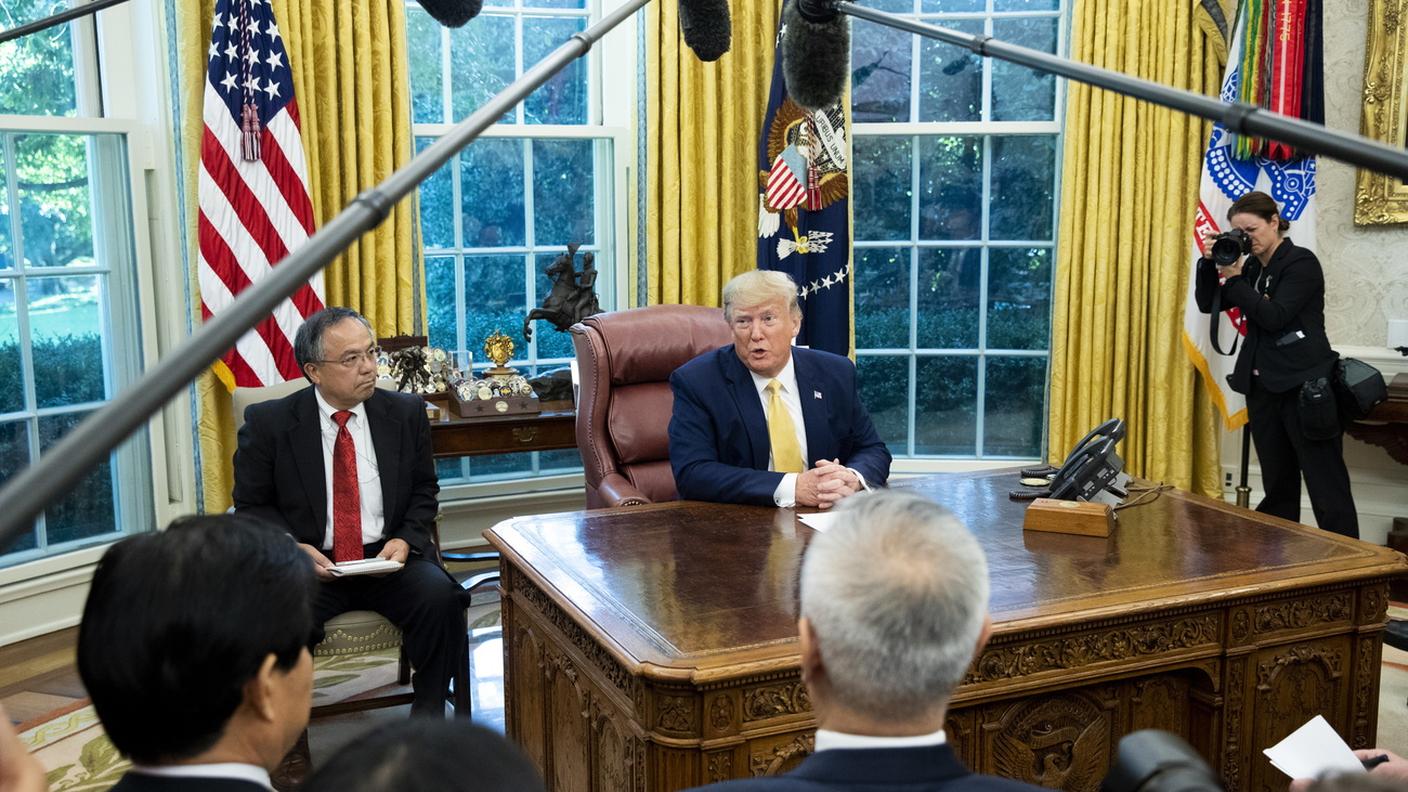 Trump e Mnuchin hanno annunciato i progressi raggiunti