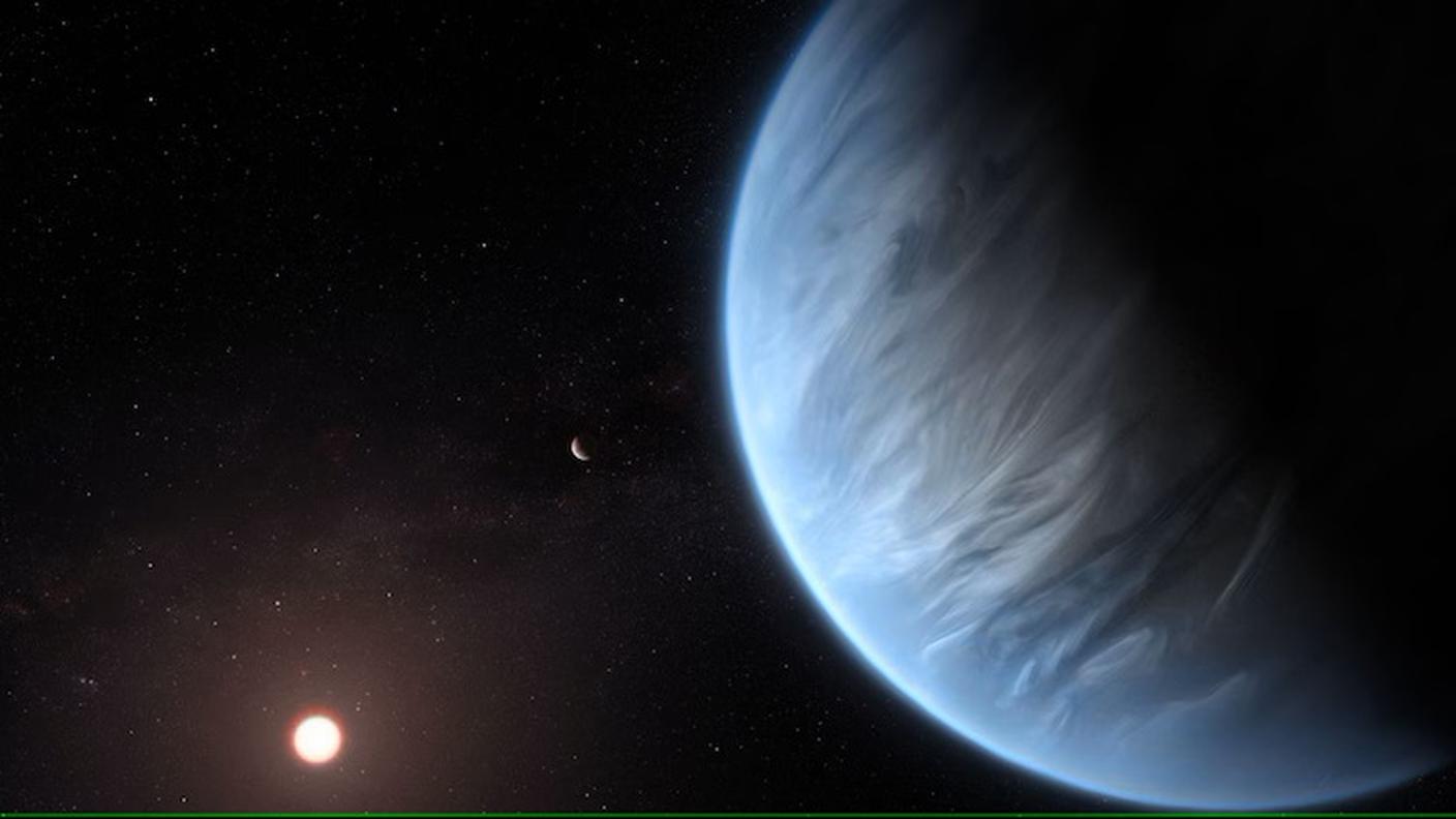Immagine artistica di K2-18 b