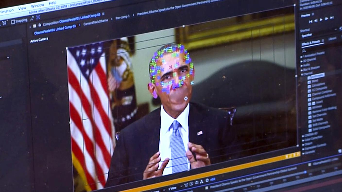 Un finto video dell'allora presidente USA Barack Obama generato con la tecnica del Deep Fake e che girava in rete qualche anno fa