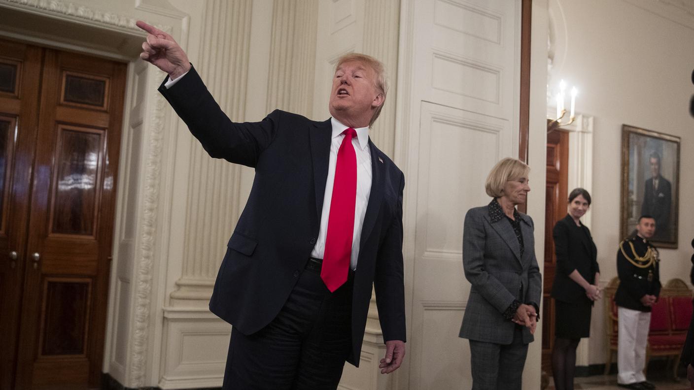 Il presidente statunitense Donald Trump