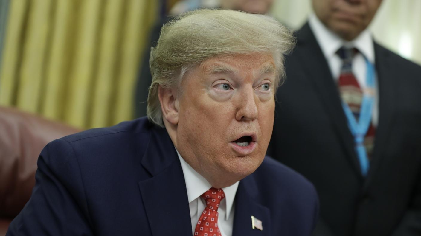 Il presidente statunitense Donald Trump