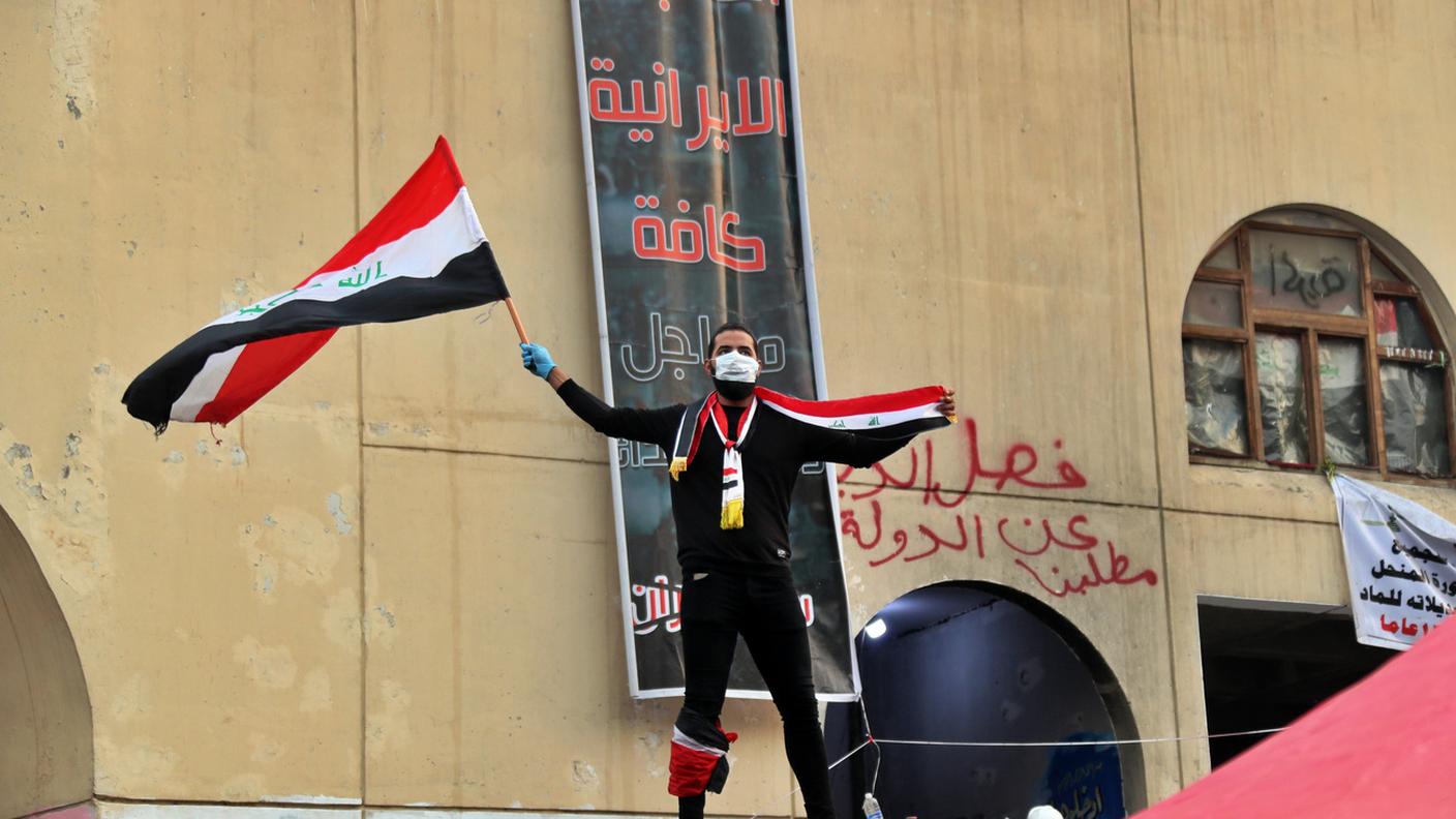 A Baghdad oggi un manifestante è stato ucciso mentre altri 10 hanno riportato ferite
