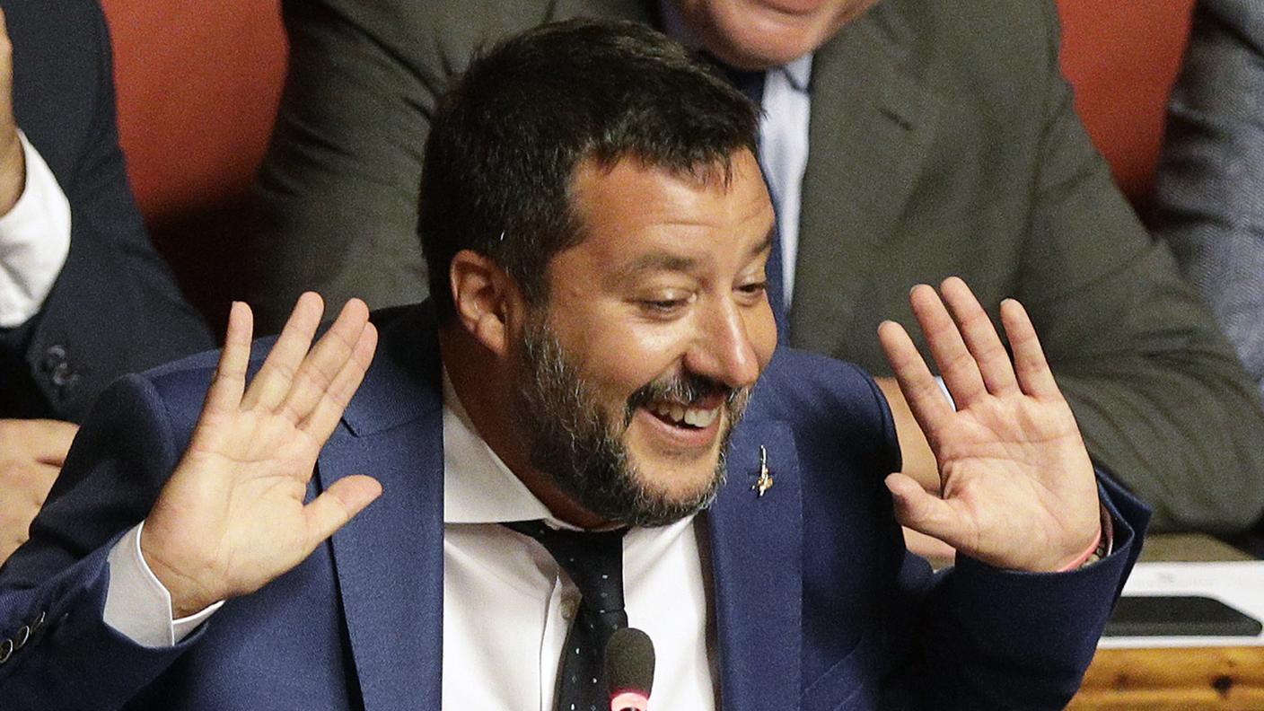 Il leader della Lega, Matteo Salvini