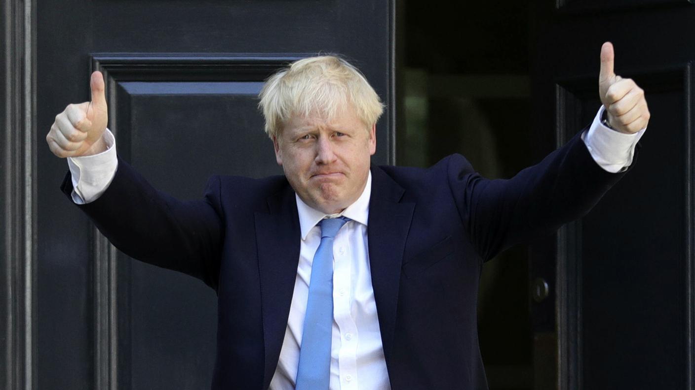 Boris Johnson trionfante