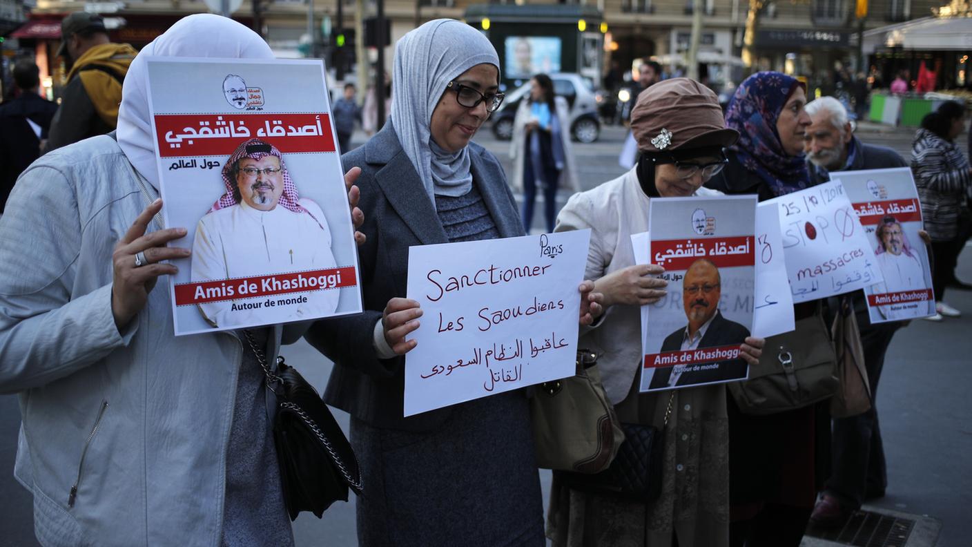 Attiviste chiedono giustizia per l'omicidio del giornalista dissidente Khashoggi