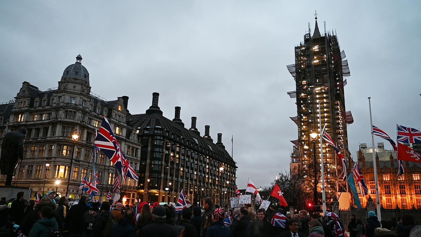 Londra la sera della Brexit