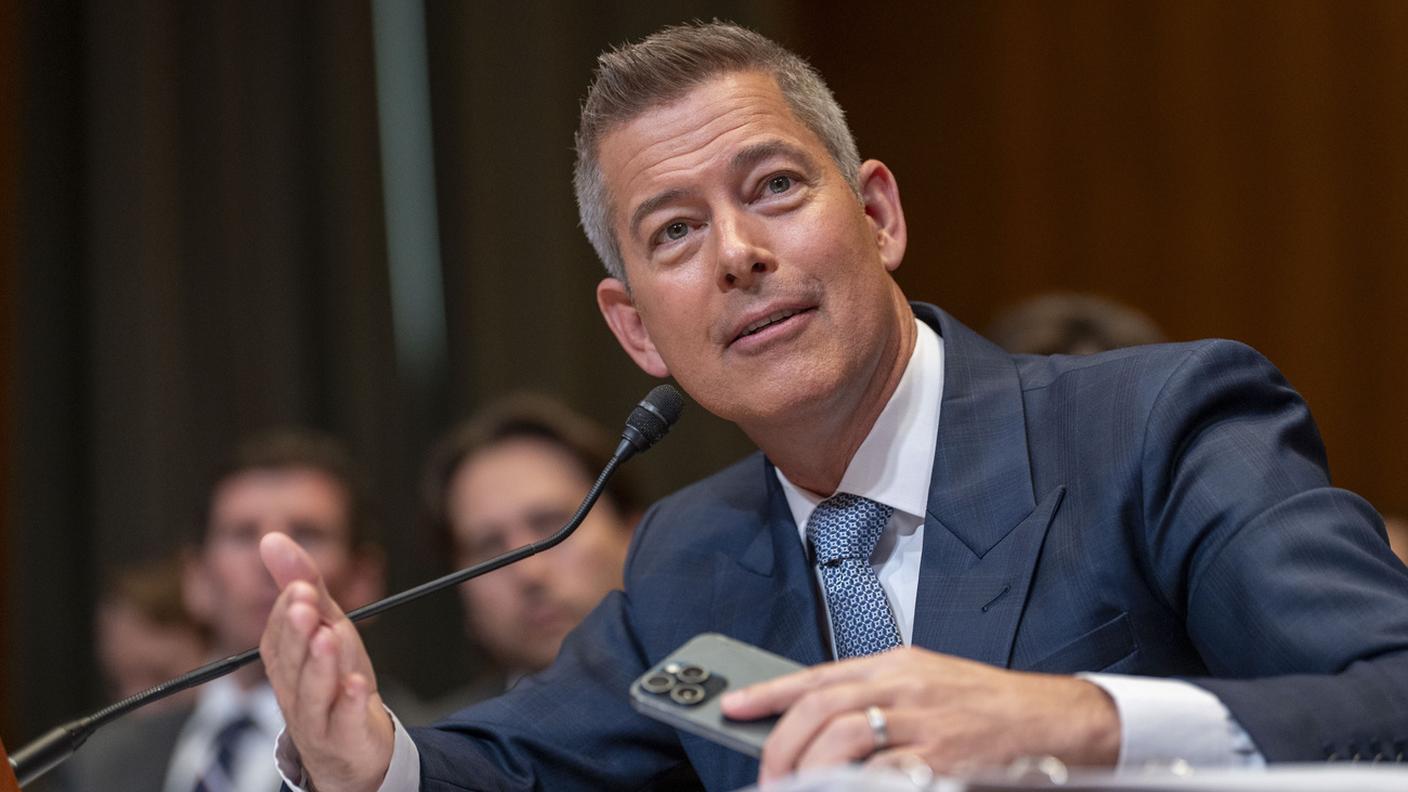 Il segretario ai trasporti Sean Duffy
