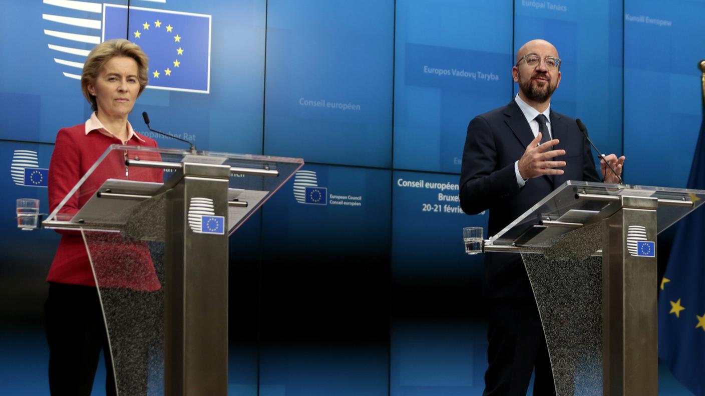 Von der Leyen e Michel dopo il fallimento del vertice