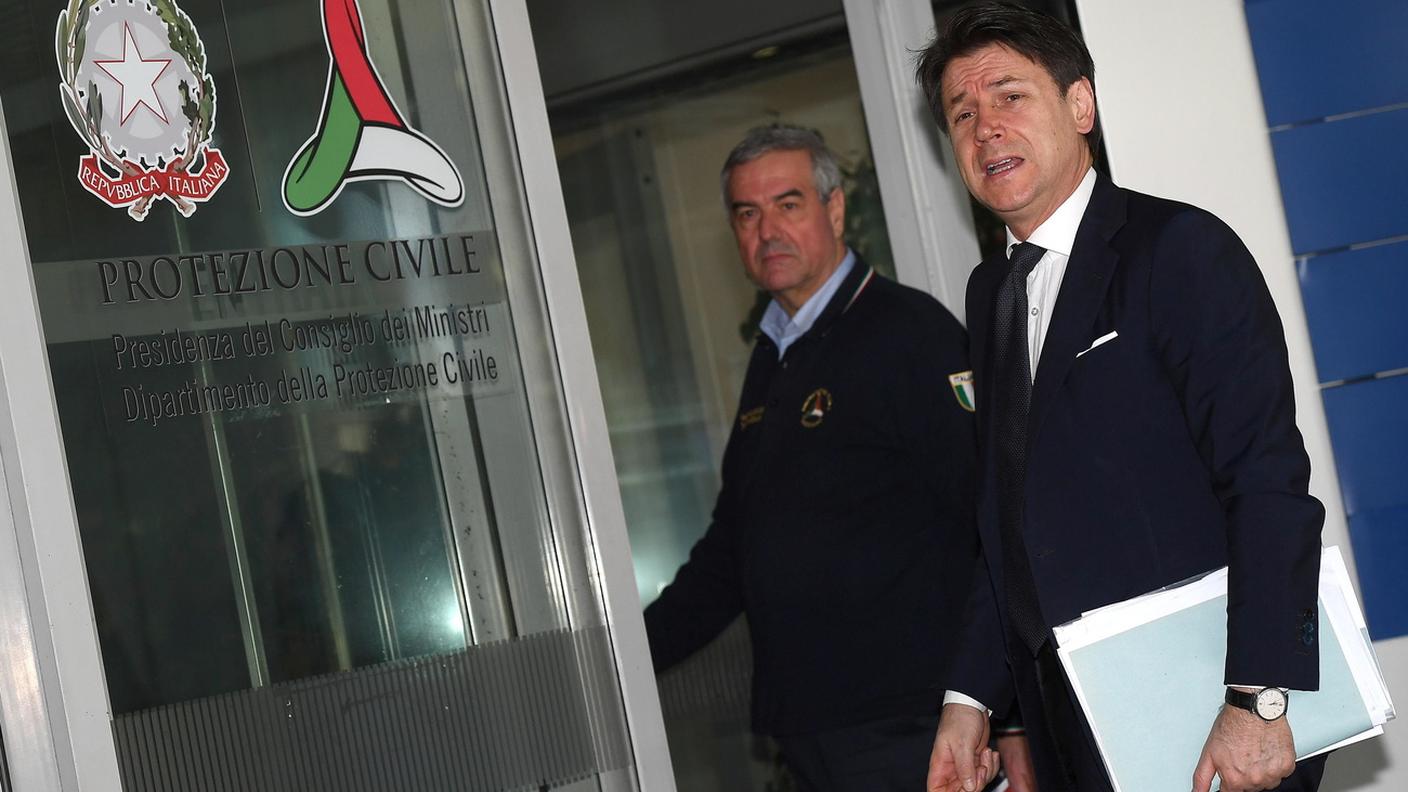 Borrelli e il premier Conte