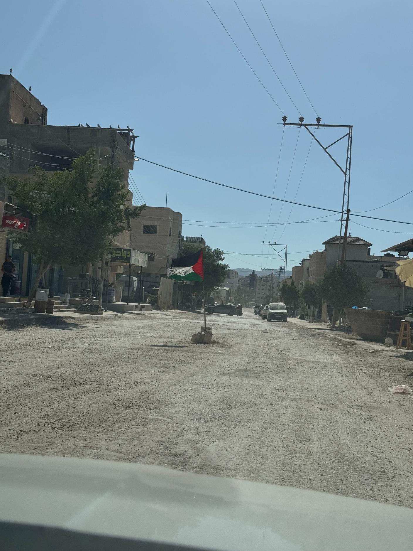 Una strada di Jenin