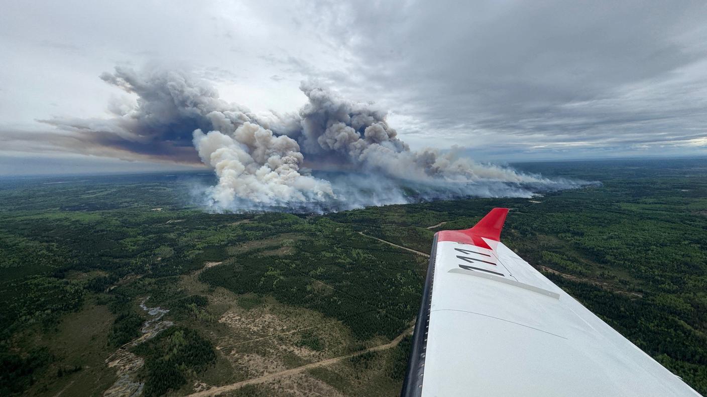 Un altro incendio sul fiume Kiskatinaw, che ha richiesto l'ordine di evacuazione, a dieci chilometri a sud-ovest di Kelly Lake
