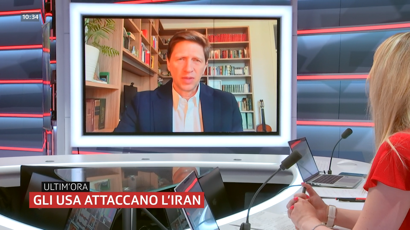 Andrew Spannaus al Telegiornale della RSI