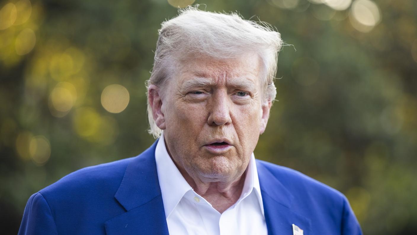 Il presidente statunitense Donald Trump