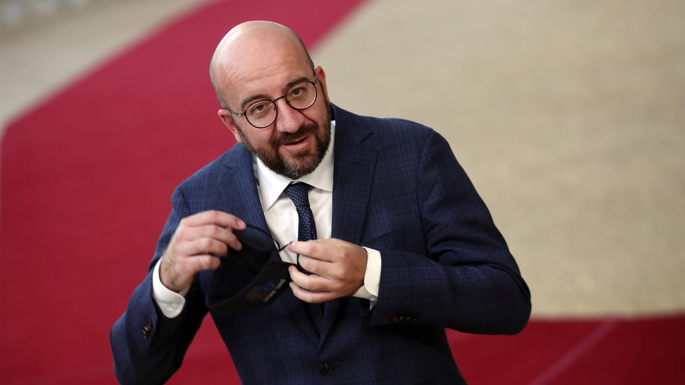 Il presidente del Consiglio europeo Charles Michel