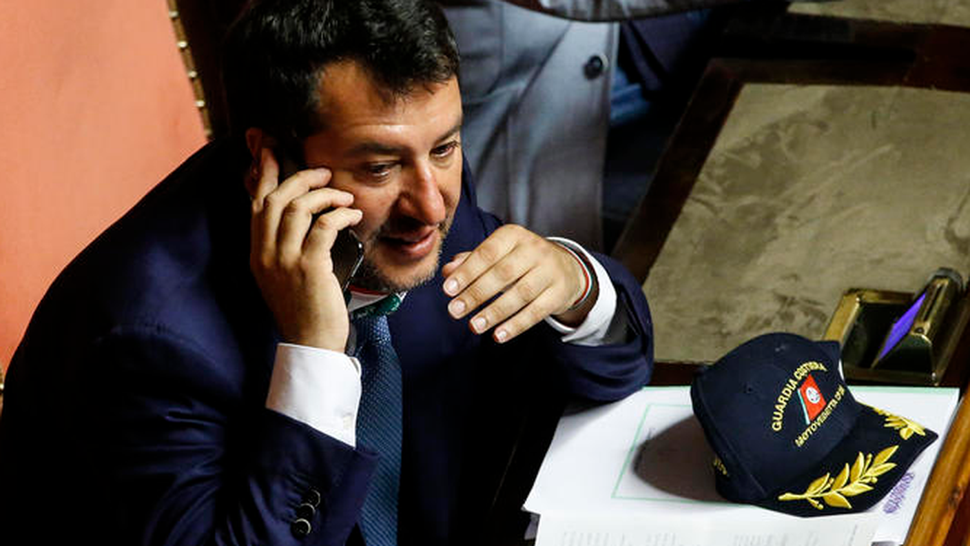 Il leader della Lega, Matteo Salvini