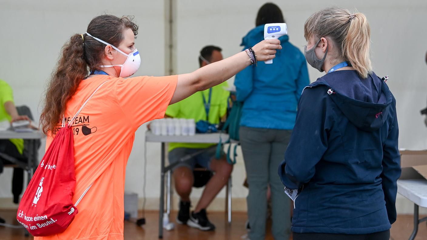Ai partecipanti è stata misurata la temperatura