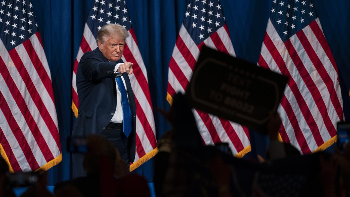 Donald Trump alla convention di Charlotte, North Carolina