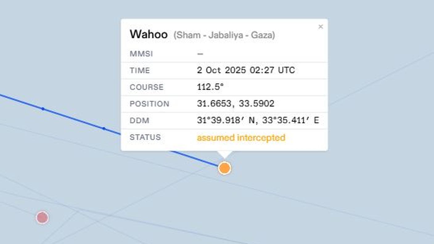 La Wahoo intercettata
