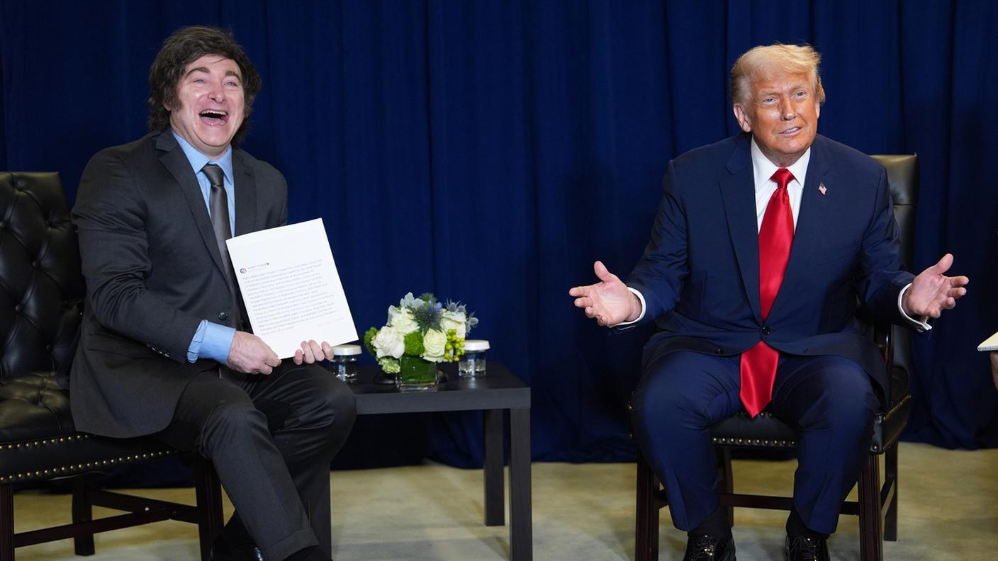 Il presidente argentino Javier Milei e il presidente statunitense Donald Trump