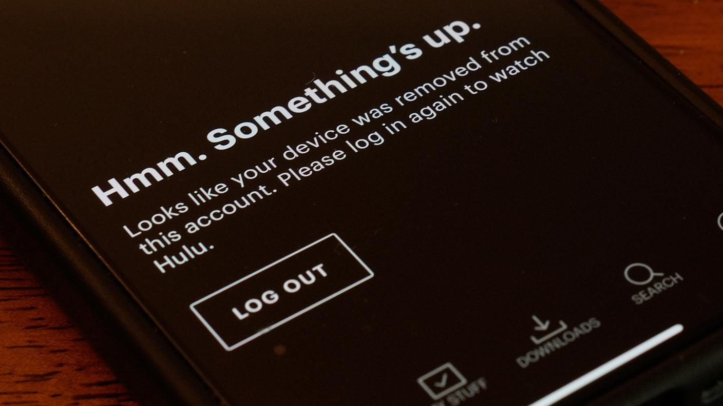 Problemi anche sull'app del servizio streaming Hulu