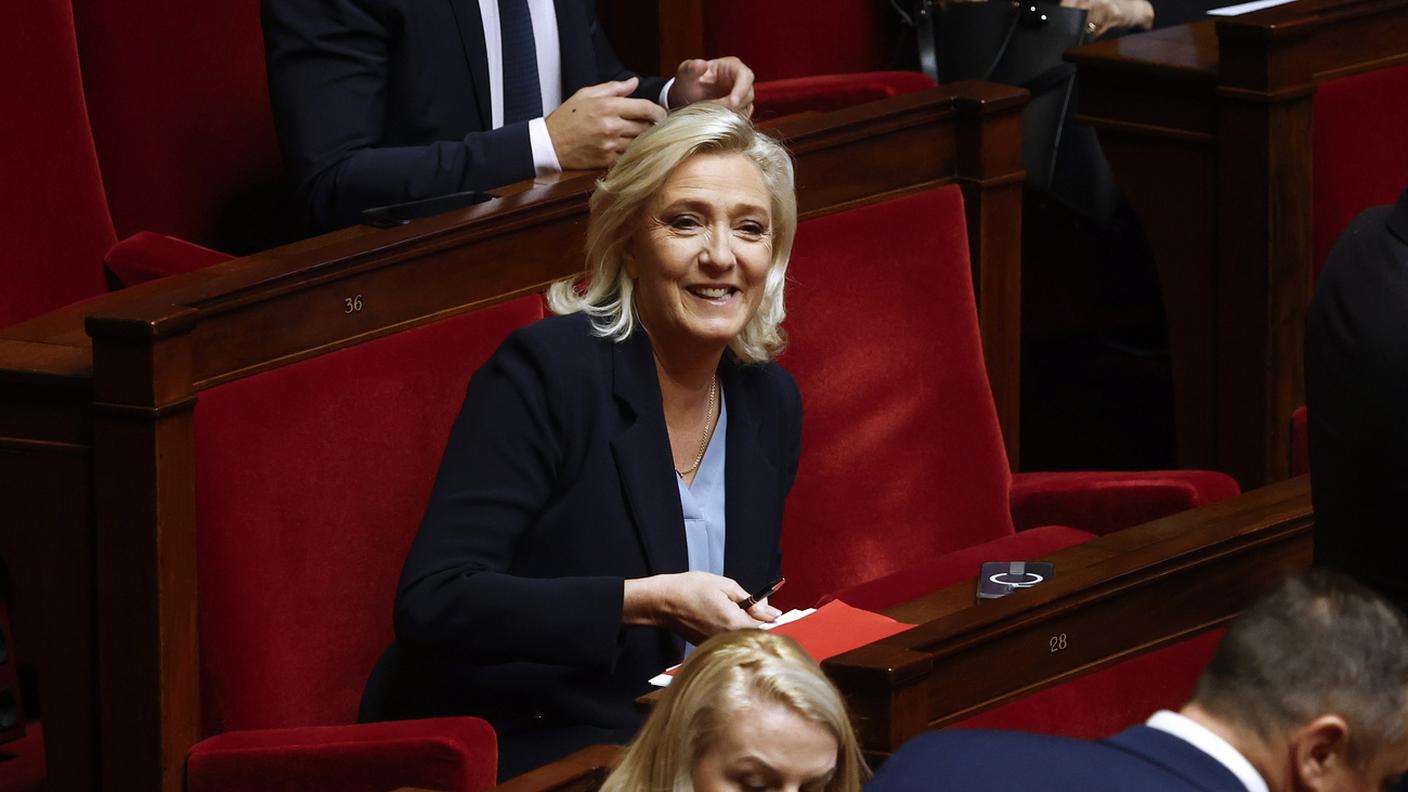 Marine Le Pen in Parlamento