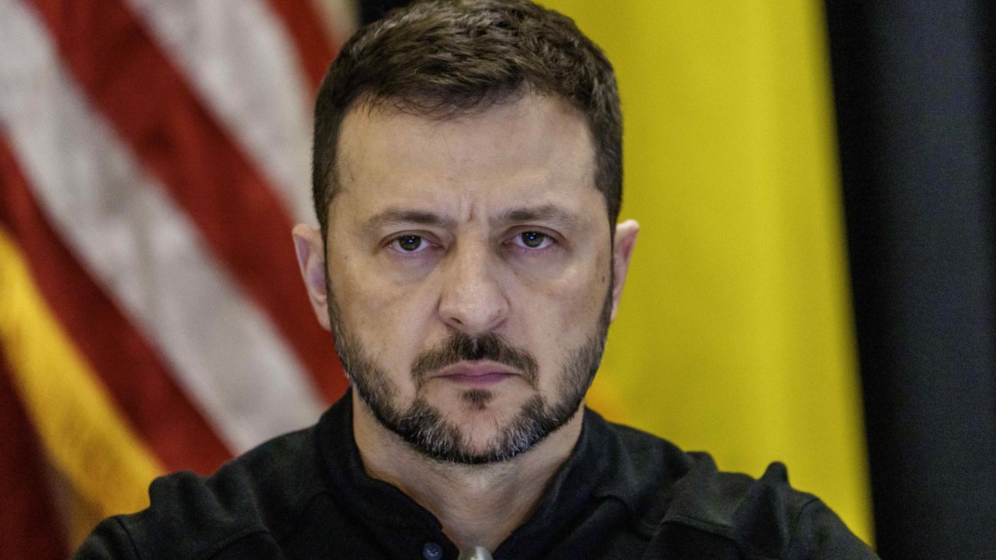 Il presidente dell'Ucraina Volodymyr Zelensky 