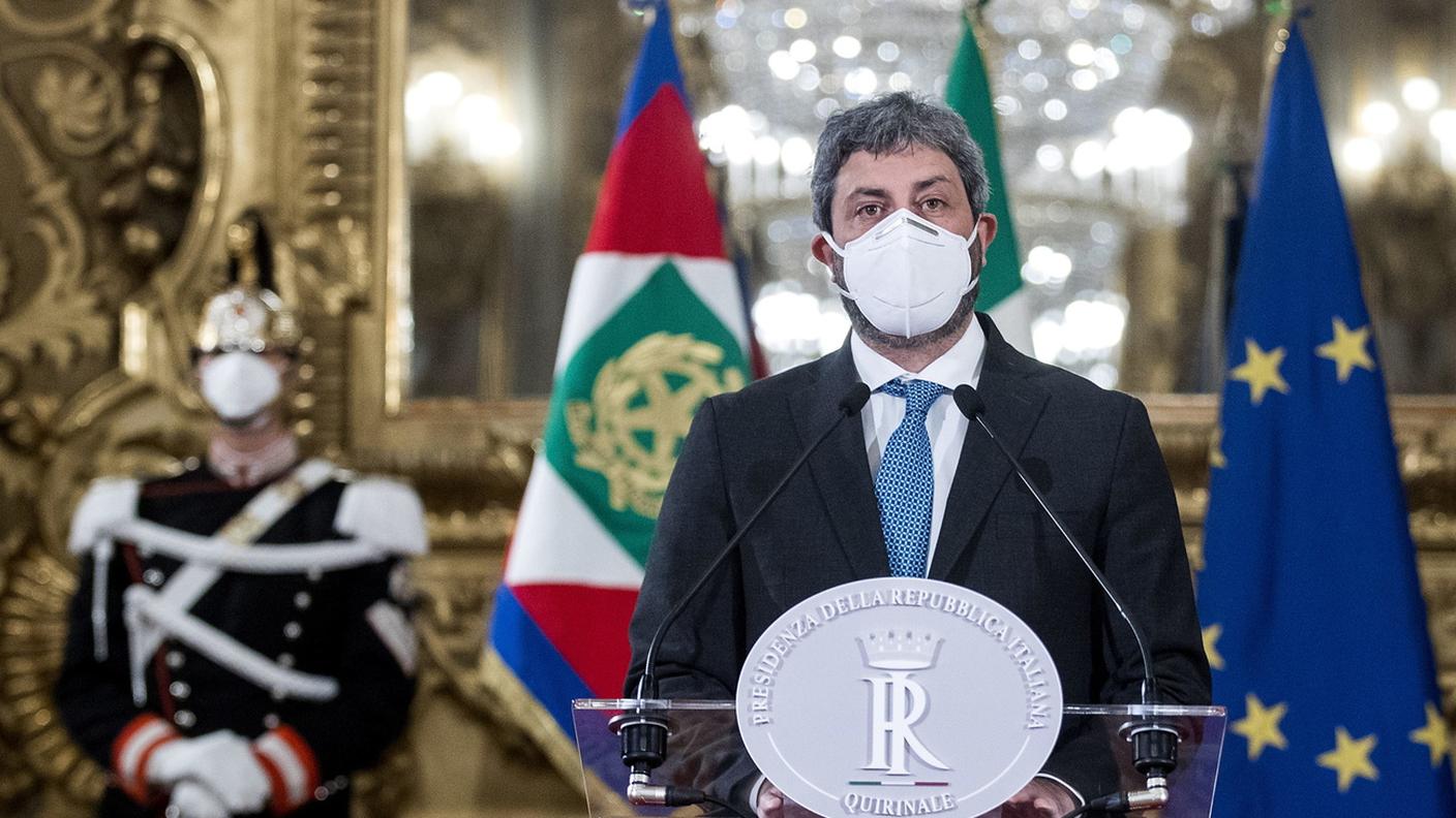 Il presidente della Camera italiana, Roberto Fico