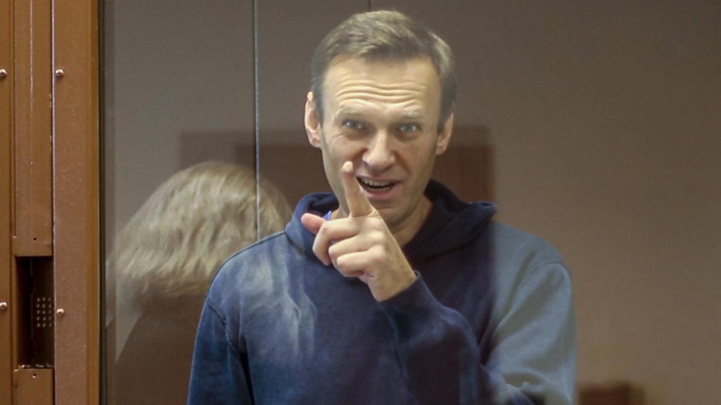 Alexy Navalny in un'immagine scattata ieri a Mosca