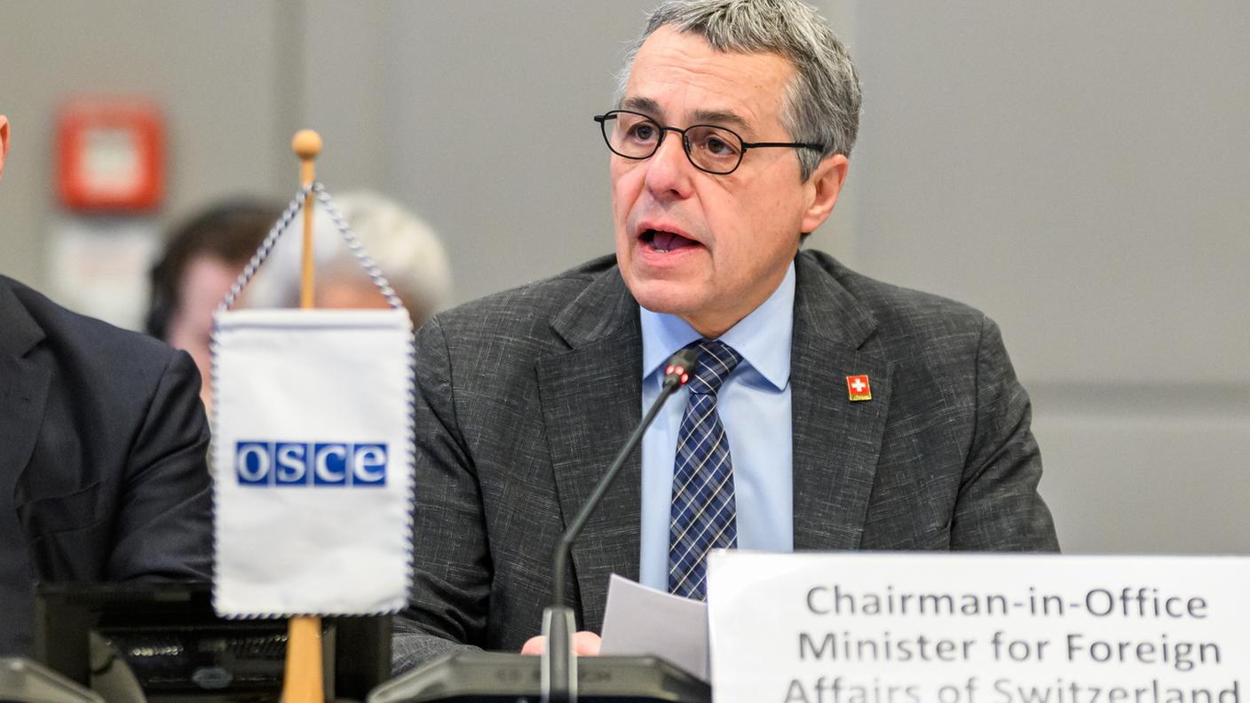 Ignazio Cassis ha presentato a Vienna il programma della presidenza svizzera dell'OCSE