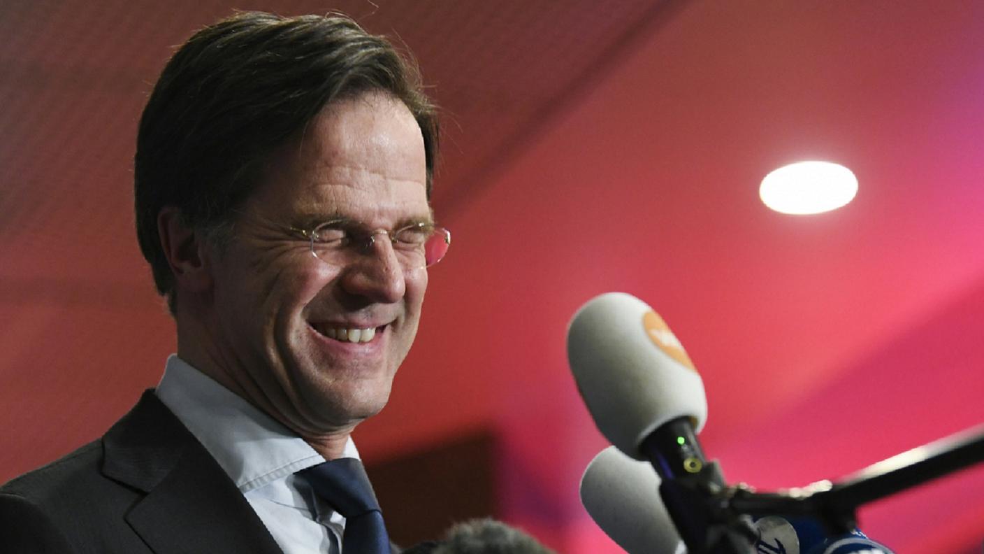 Mark Rutte ha espresso notevole soddisfazione per l'esito delle elezioni nei Paesi Bassi