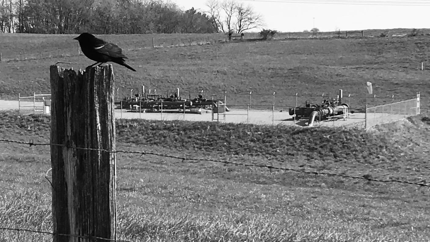 Uno dei pozzi in Ohio dove si usa il "fracking" (fratturazione idraulica) per l'estrazione del gas di scisto  