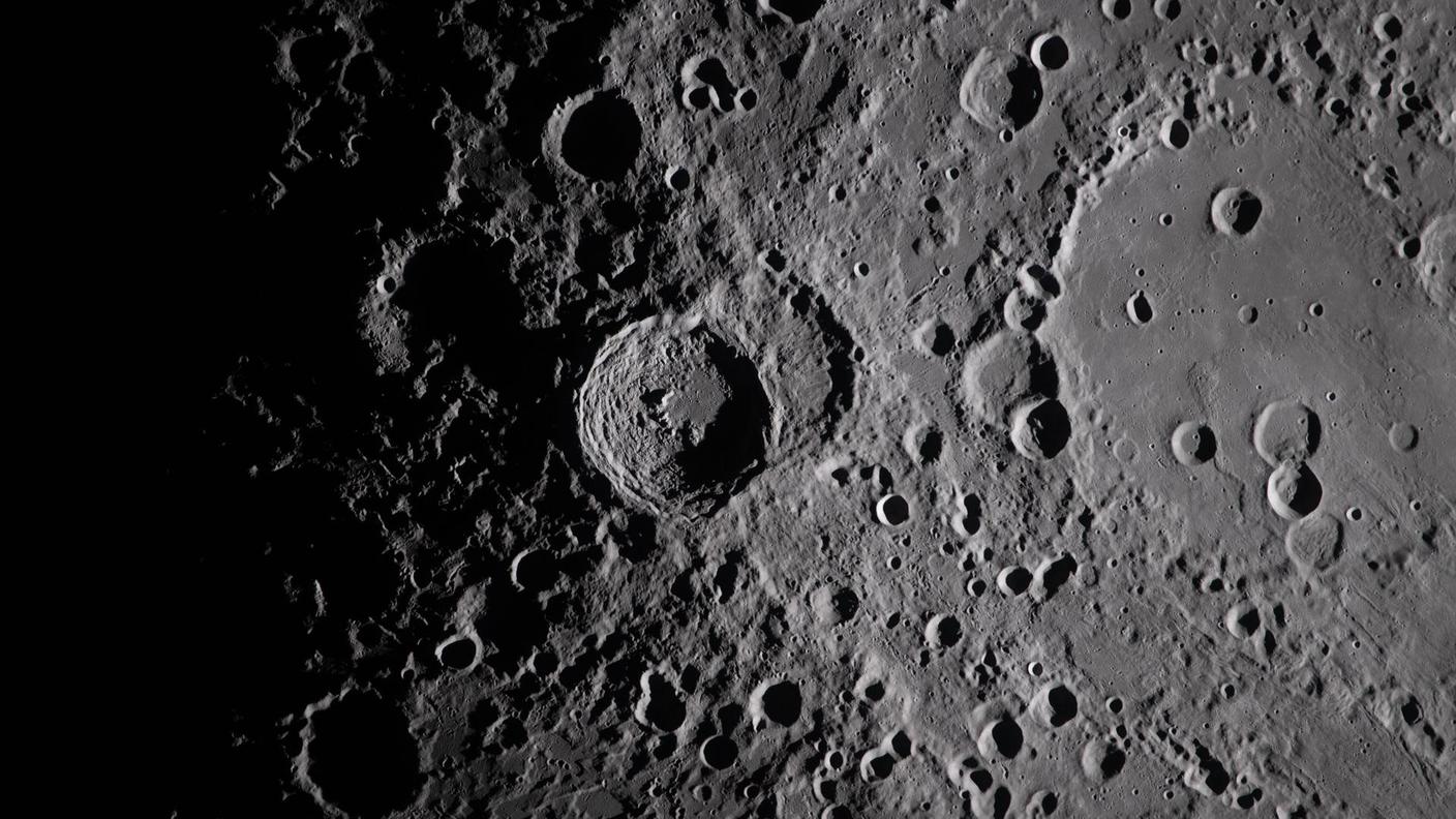 La superficie lunare