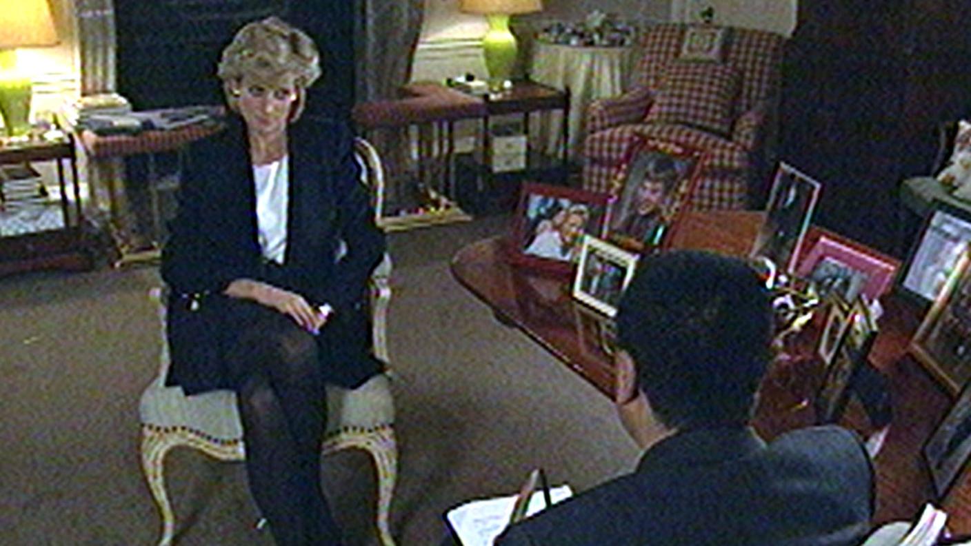 La principessa Diana nell'intervista alla BBC del 1995