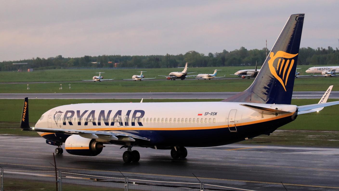 L'aereo di linea dirottato dal caccia bielorusso
