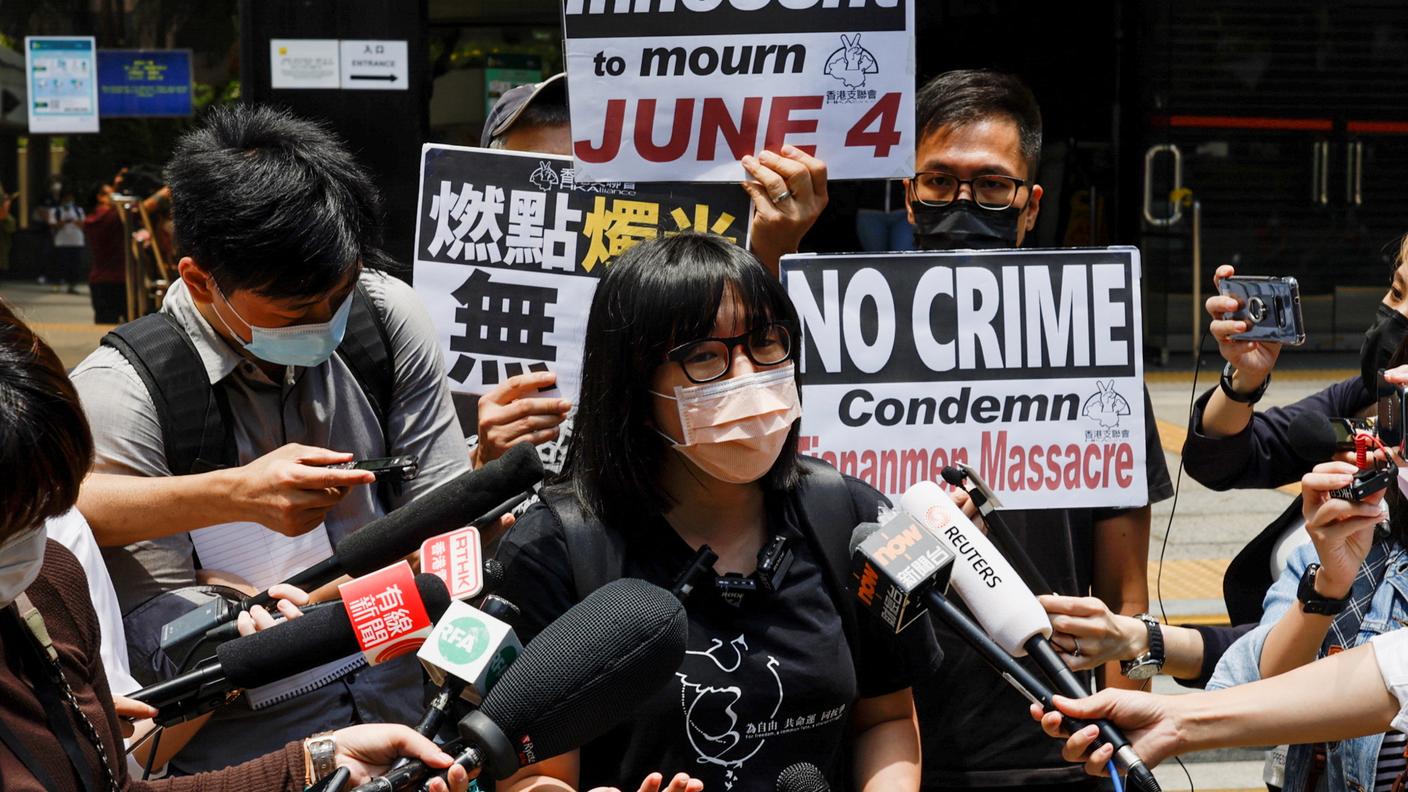 L'attivista pro democrazia finita in manette a Hong Kong