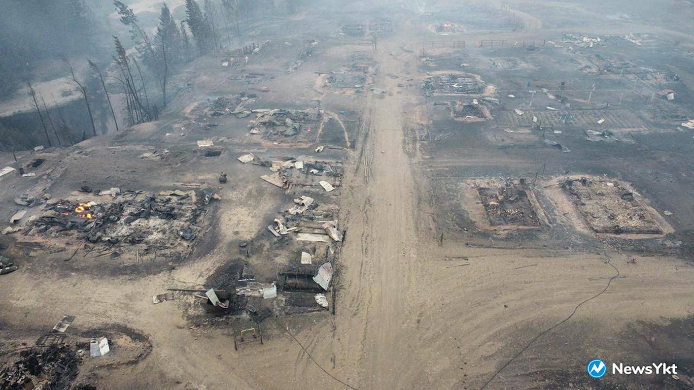 Quel che resta di Byas-Kuel, in Siberia
