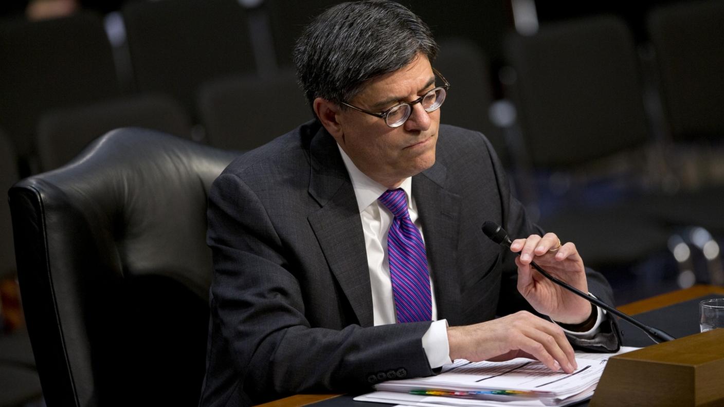 Il segretario al Tesoro Jacob Lew