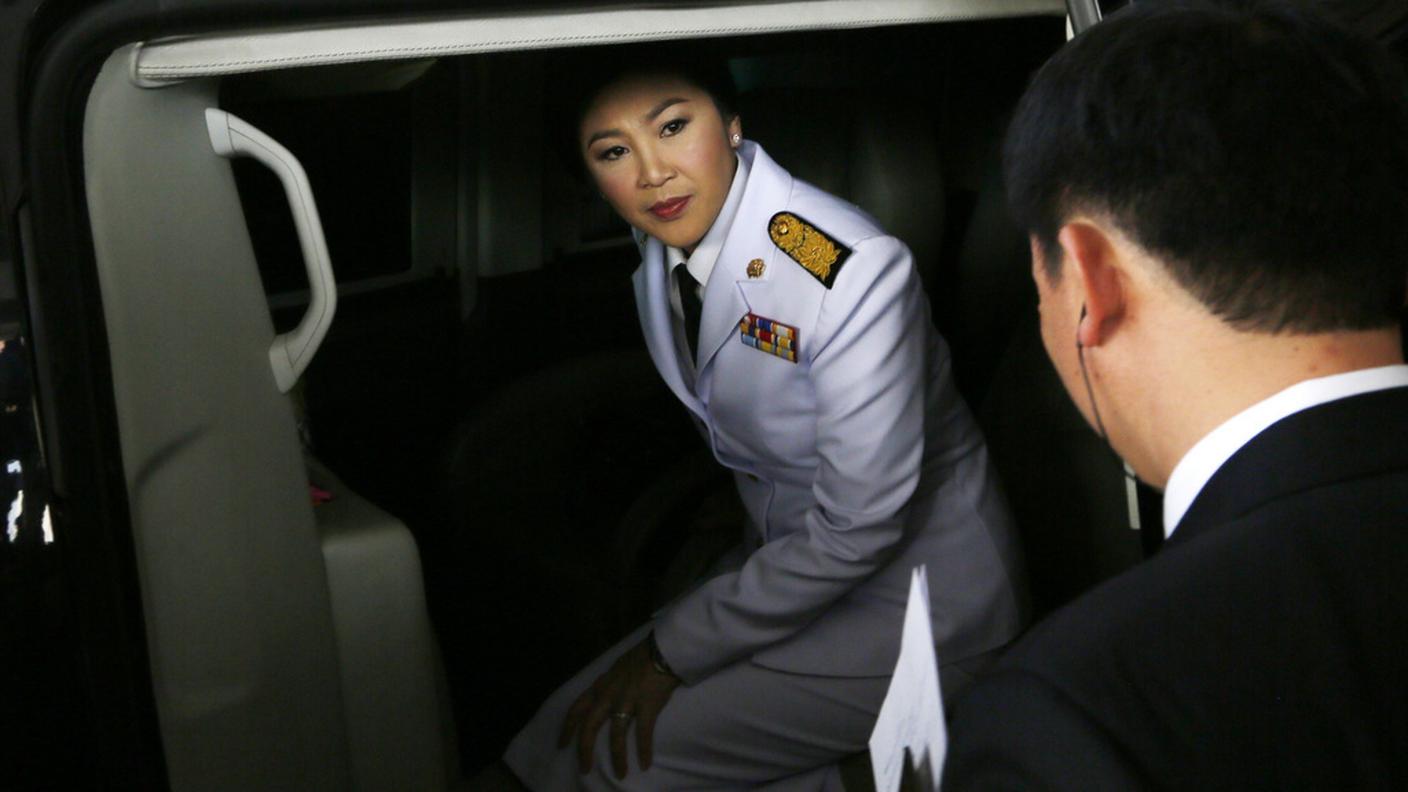 In quest'immagine d'archivio la primo ministro Yingluck Shinawatra