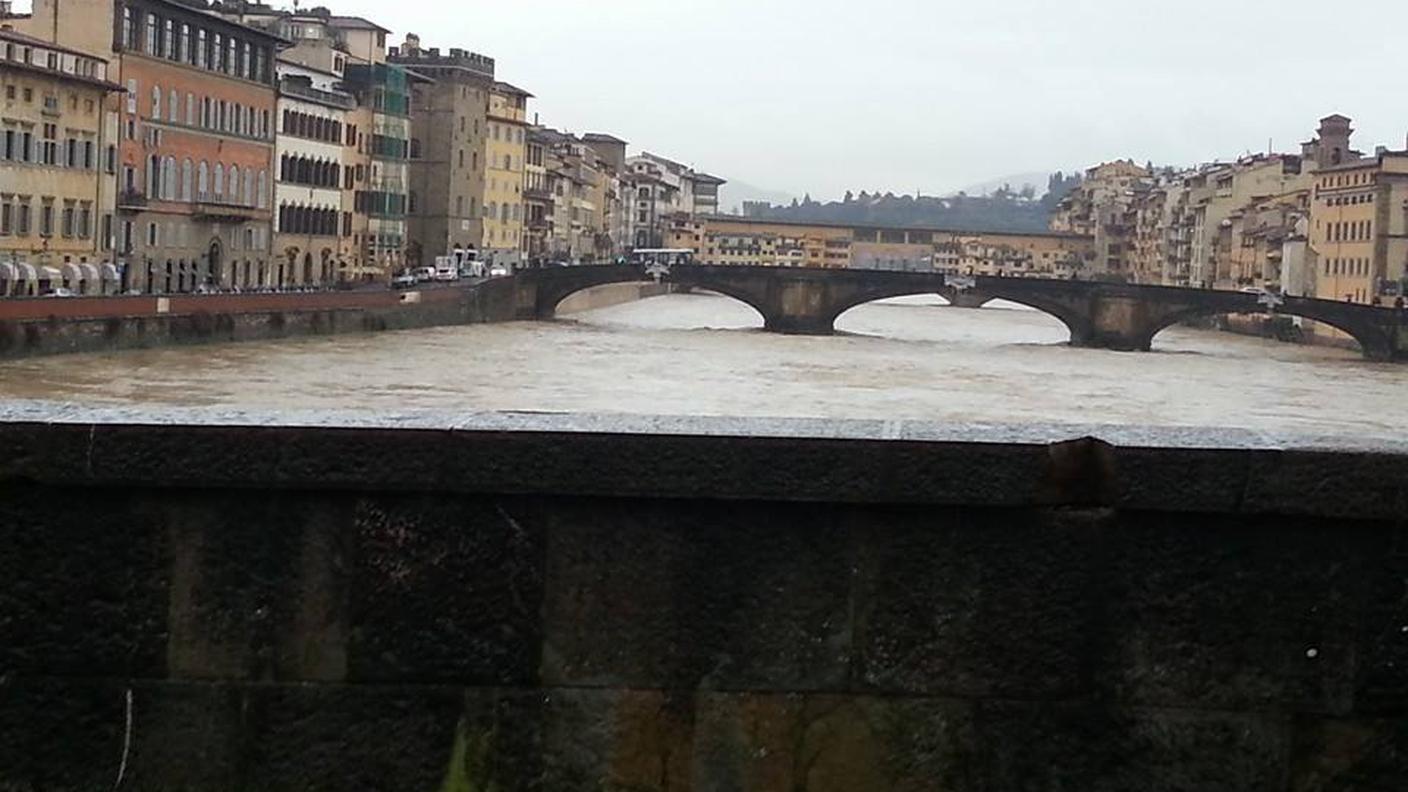 La vista da uno dei ponti