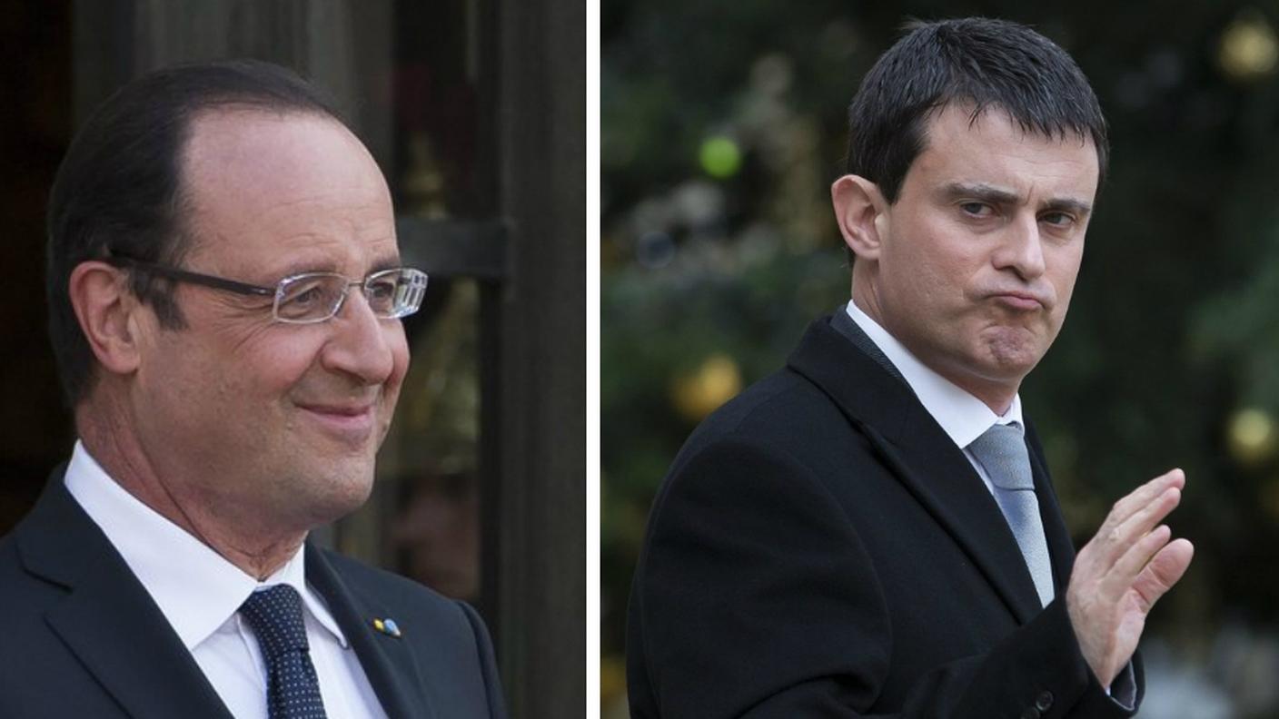 François Hollande  e Manuel Valls