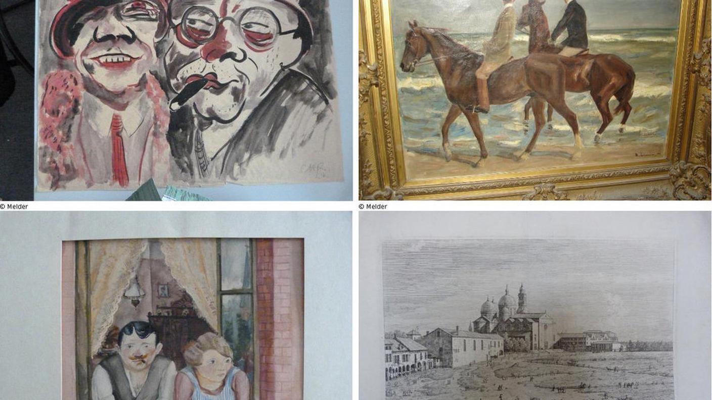 Alcuni dei quadri della collezione