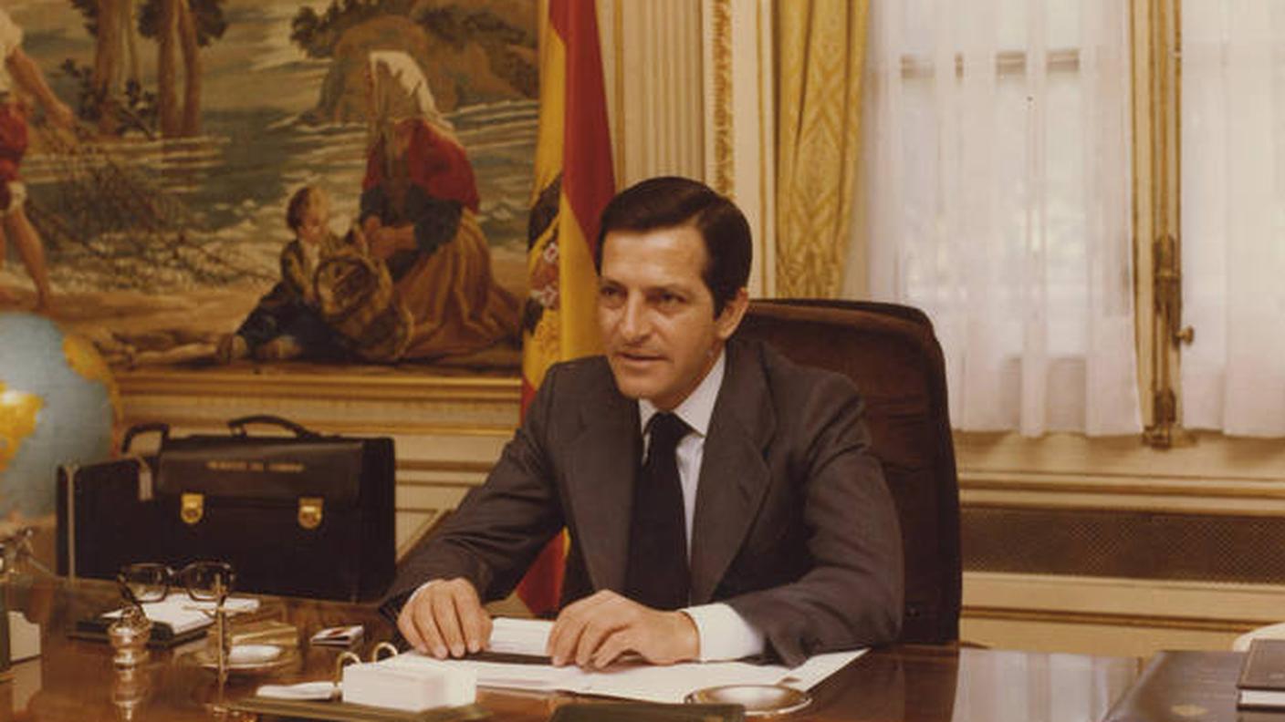 Adolfo Suarez in un'immagine del 1983