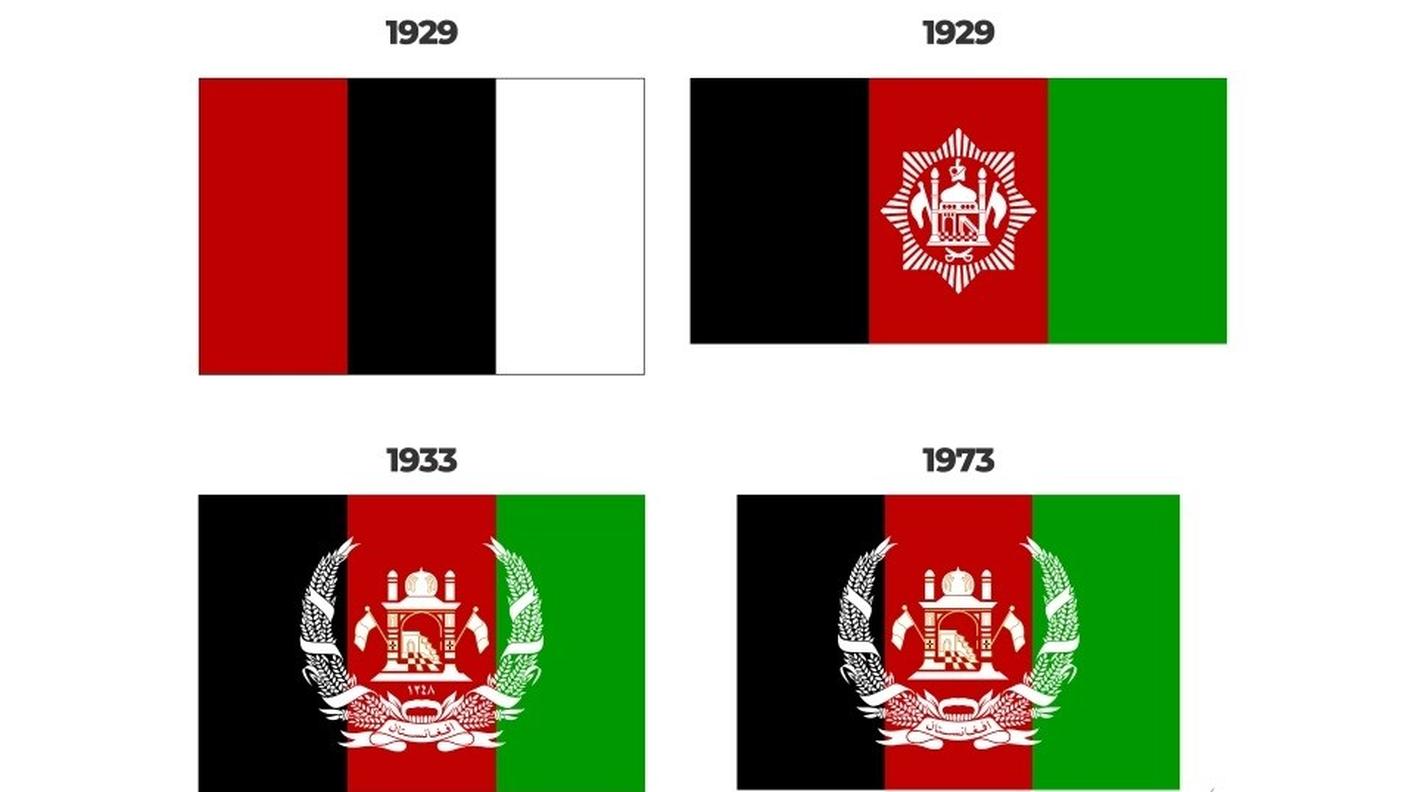 Bandiere afghane dal 1929 al 1974