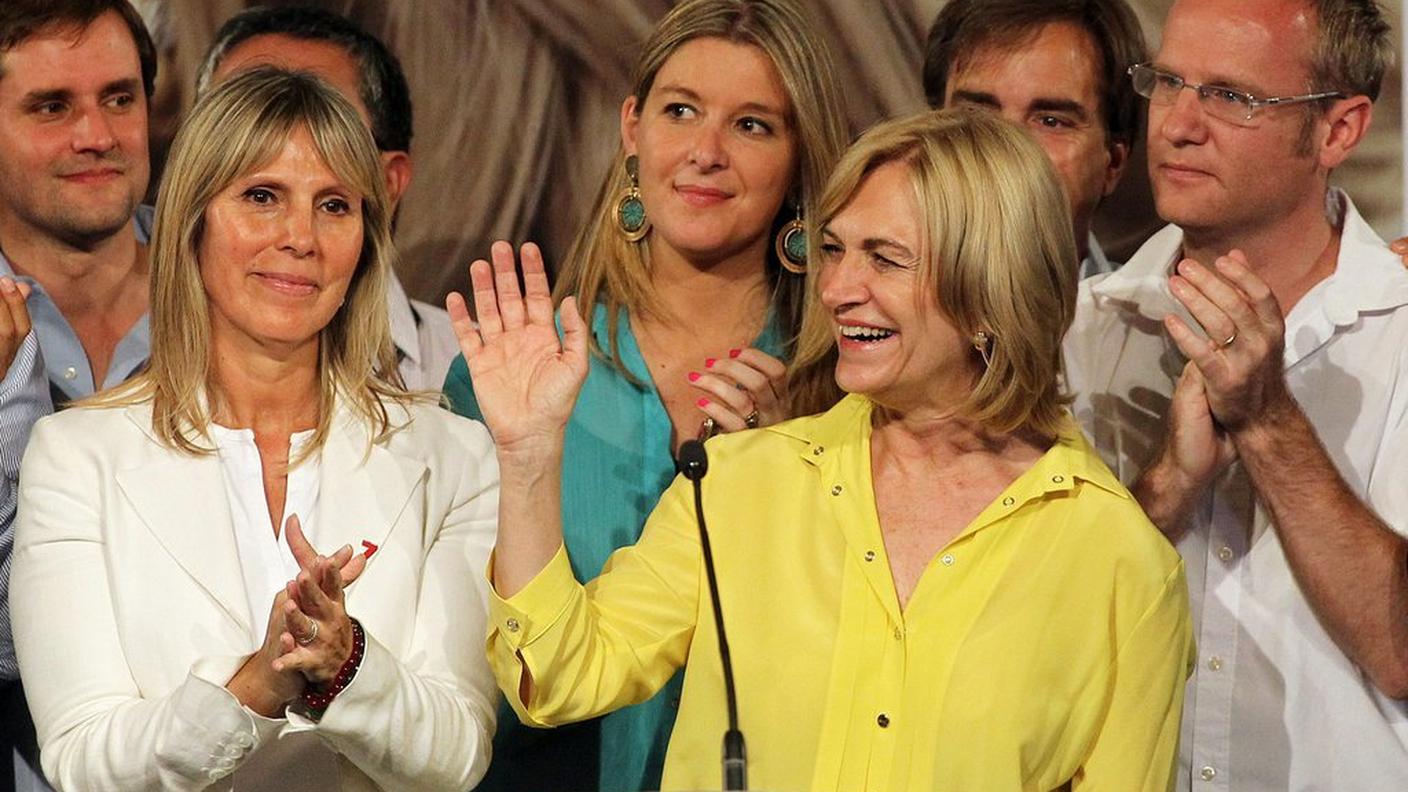 La candidata della destra sconfitta Evelyn Matthei