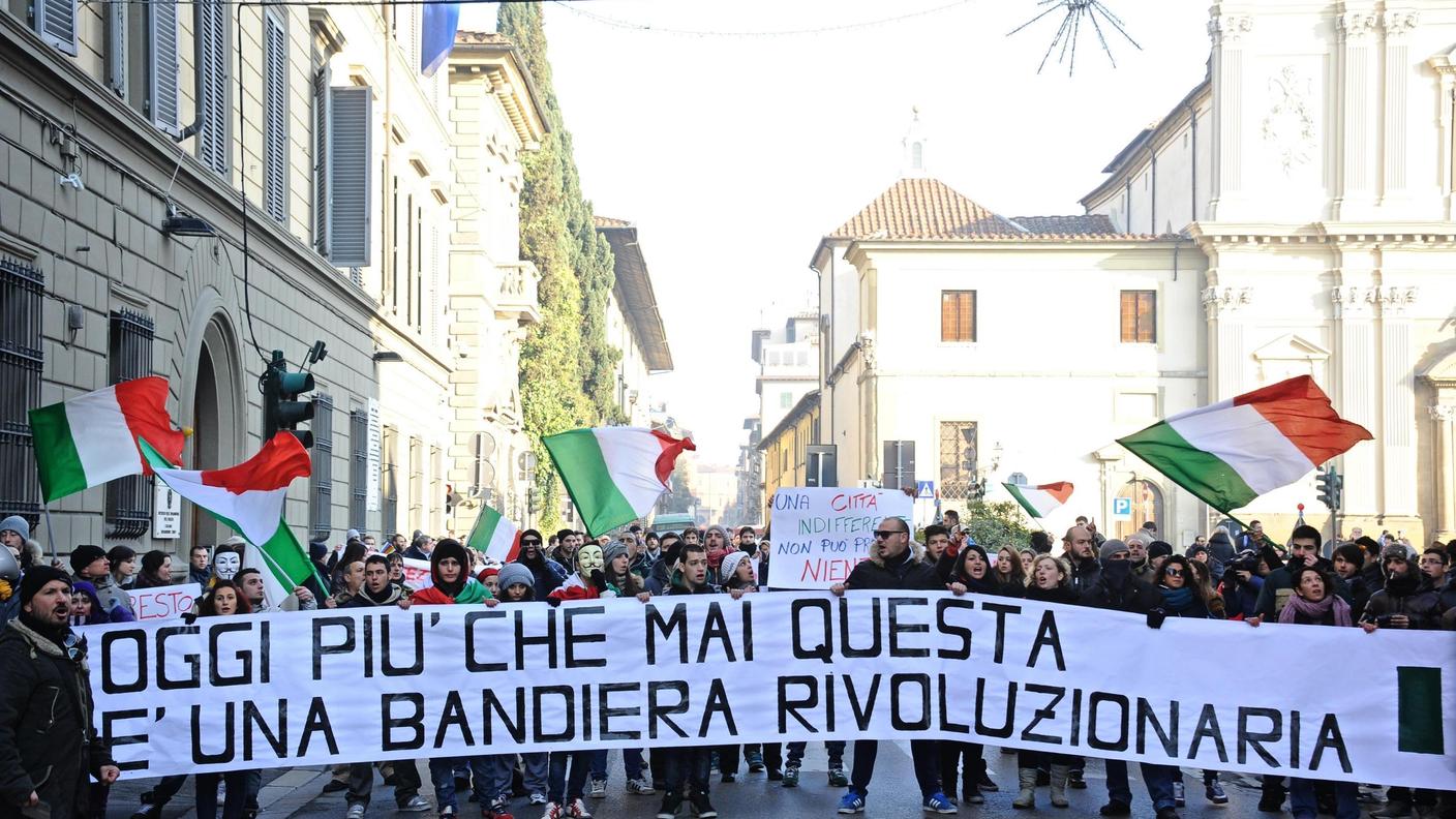 Manifestazione a Firenze