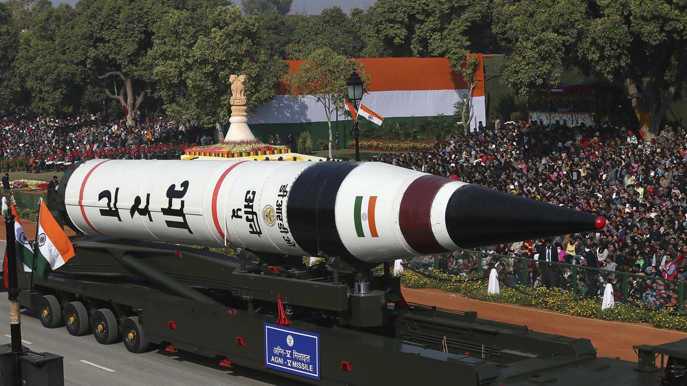 Il missile balistico intercontinentale Agni 5