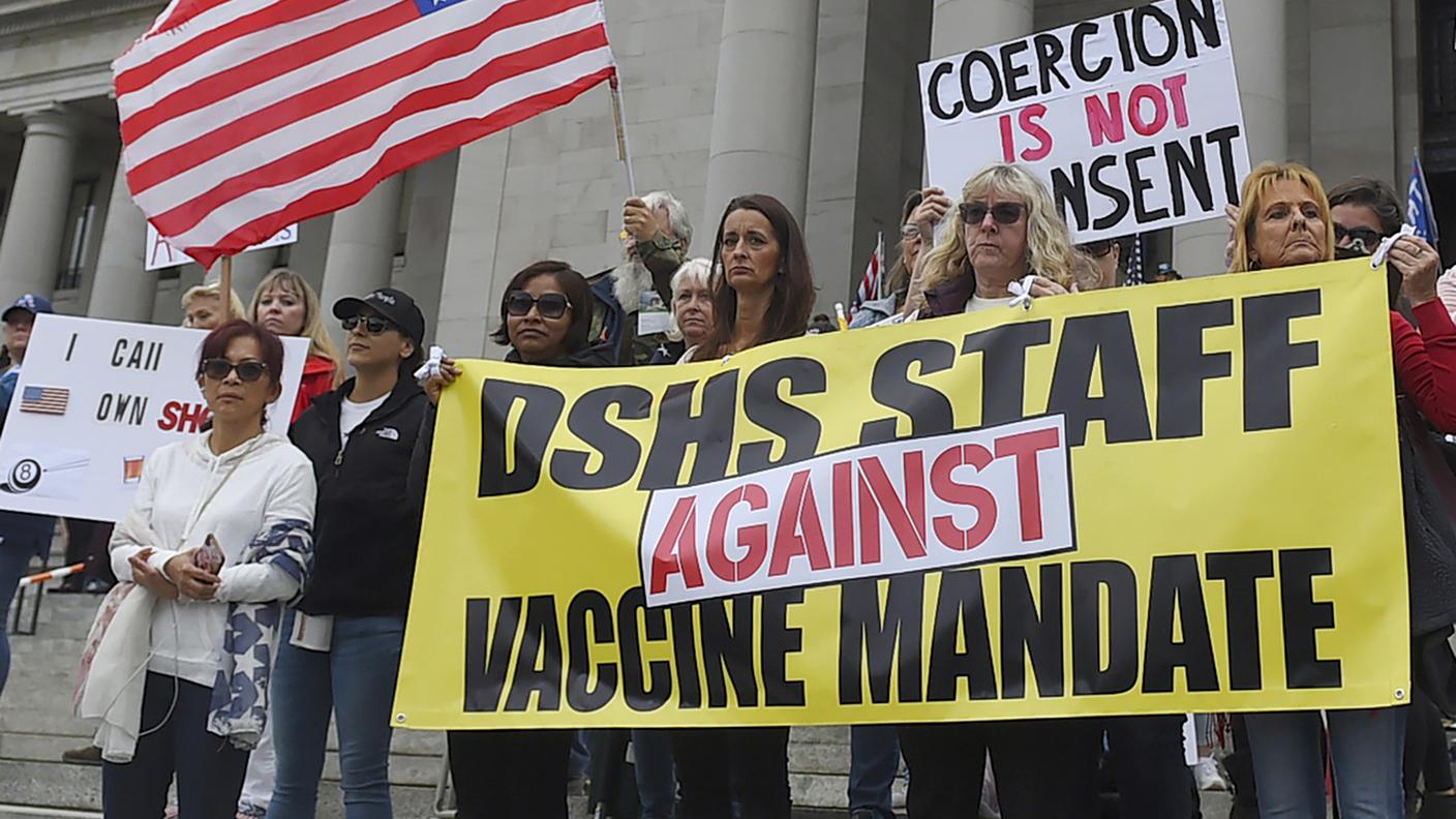 Manifestanti no vax