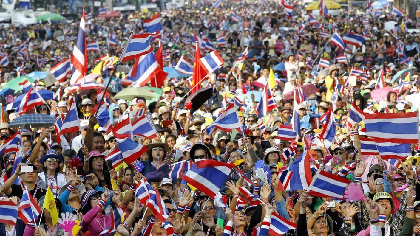 I dimostranti sono guidati dall'ex vicepremier Suthep Thaugsuban