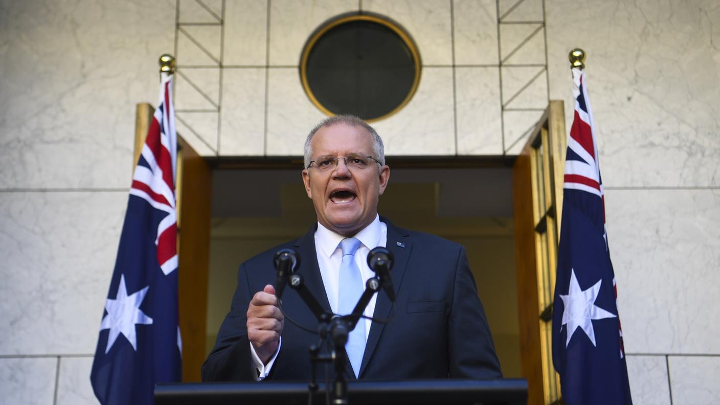 Il primo ministro australiano Scott Morrison 