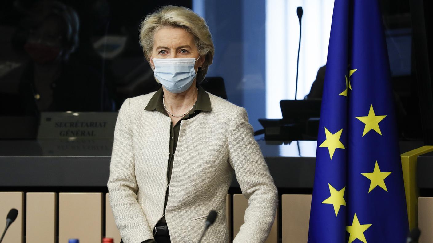 La presidente della Commissione Ursula von der Leyen